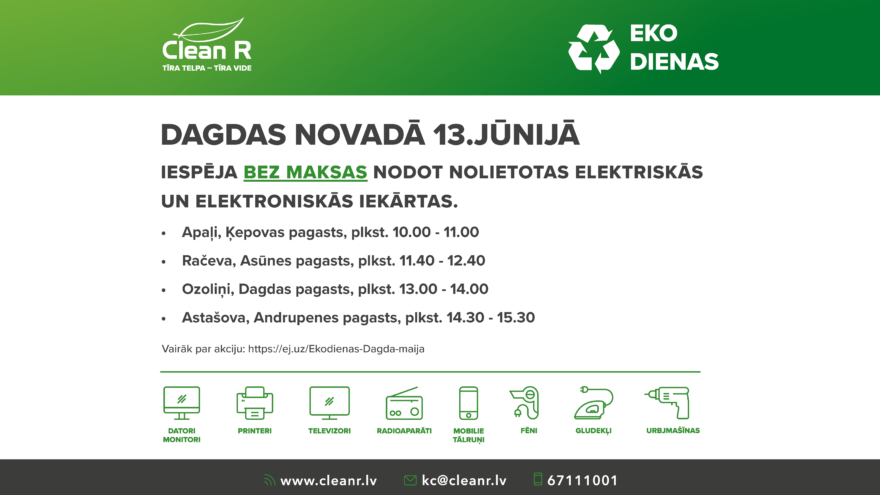 Eko dienas Dagdas novadā