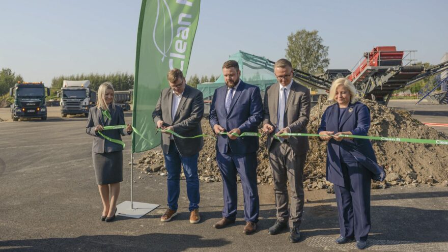 CleanR būvgružu pārstrādes objekta atklāšanas ceremonija
