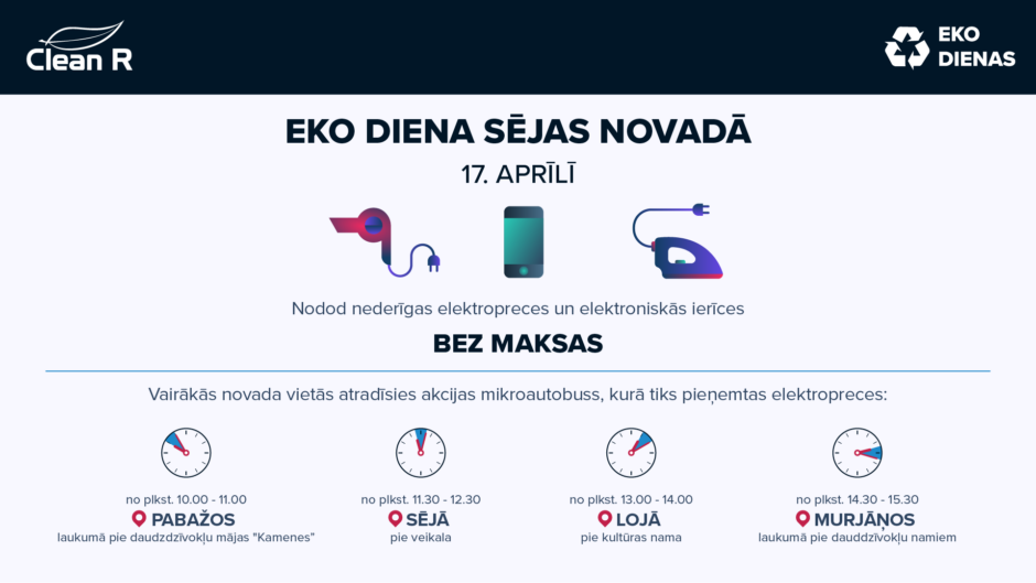Eko dienas Sējas novadā