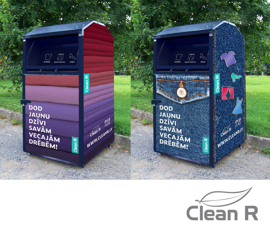 Clean R tekstila konteineri