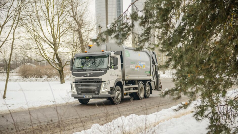 Clean R atkritumu mašīna ziemā