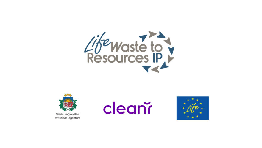 Life waste to resources logo ar Clean R