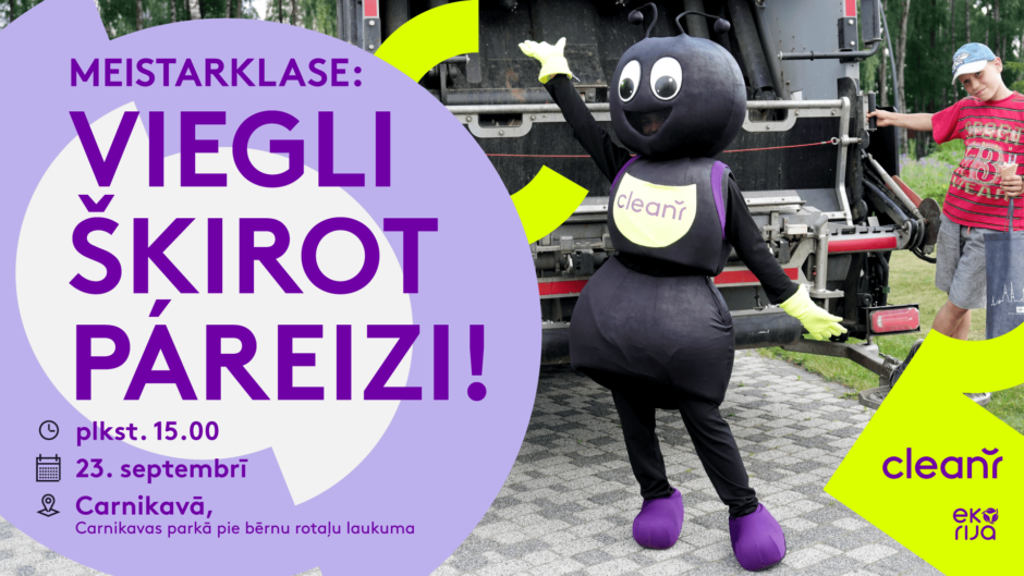 Meistarklase viegli šķirot pareizi Carnikavā