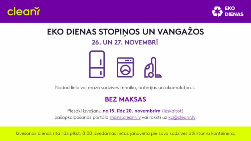 Eko dienas Stopiņos un Vangažos
