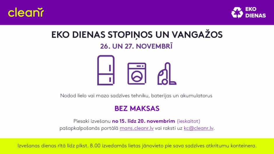 Eko dienas Stopiņos un Vangažos