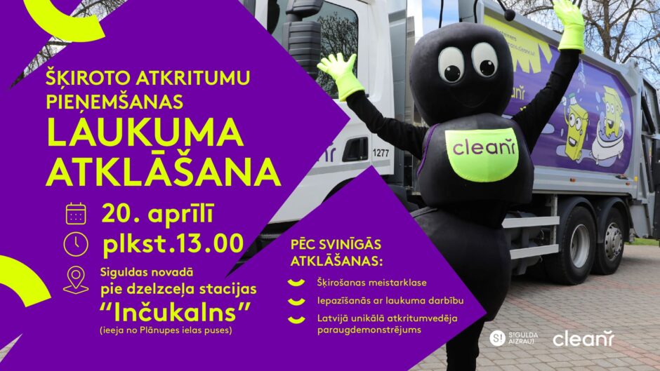 Laukuma atklāšanas afiša