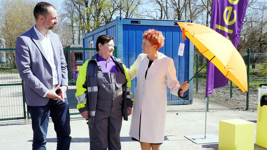 Atkritumu pieņemšanas laukumu atklāšana