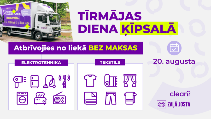 Tīrmājas diena Ķīpsalā 20. augustā