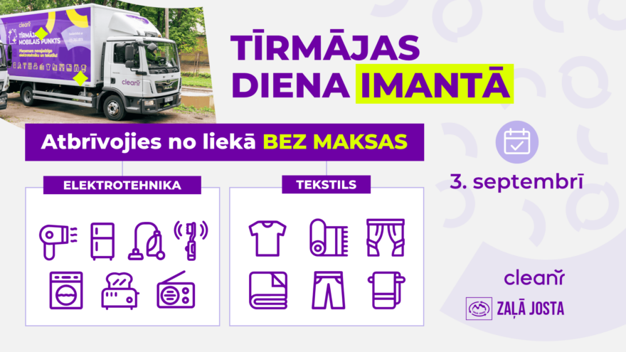 Tīrmājas diena Imantā 3. septembrī