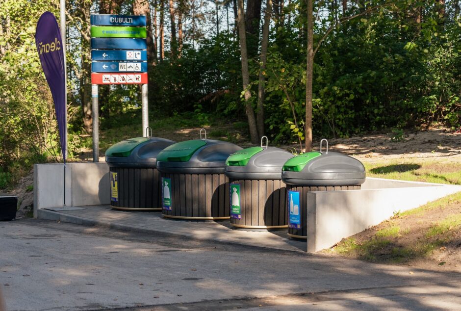 Pazemes atkritumu konteineri Jūrmalā