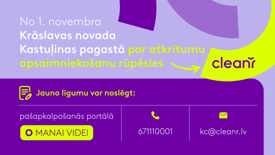 Līgumu pārslēgšana Krāslavas novadā
