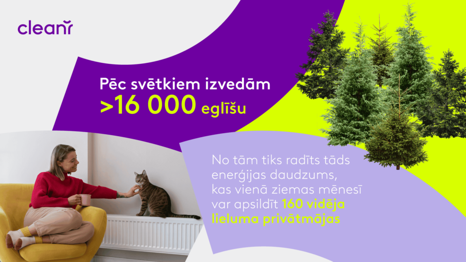 Vairāk nekā 16 000 eglītes izvestas pēc svētkiem