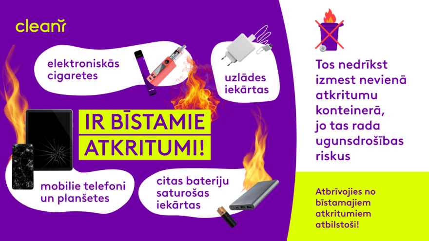 e-cigaretes ir bīstamie atkritumi
