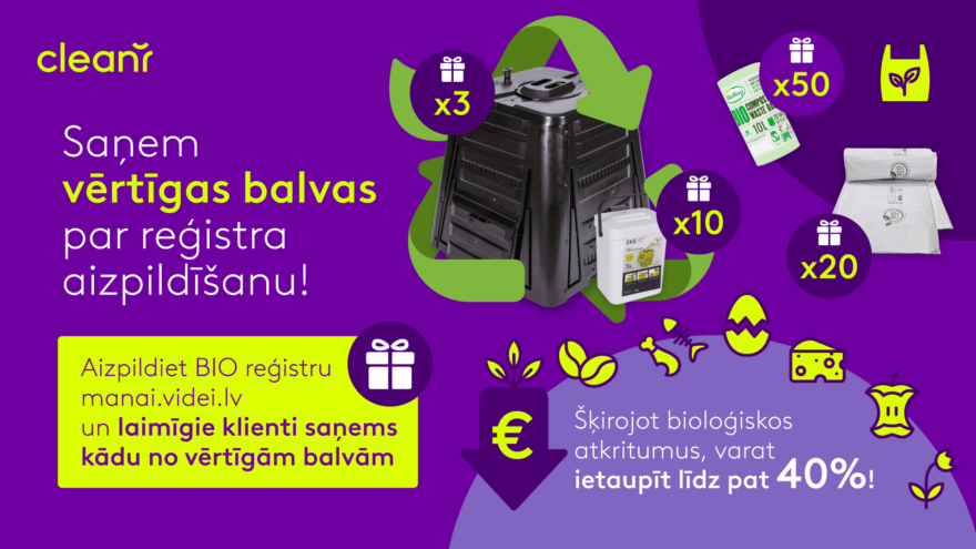Iespēja laimēt kompostēšanas balvas