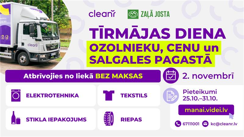 Tīrmājas diena Ozolnieku, cenu un salgales pagastā