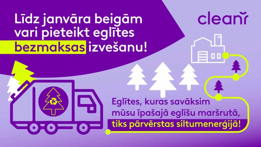 Bezmaksas eglīšu izvešana