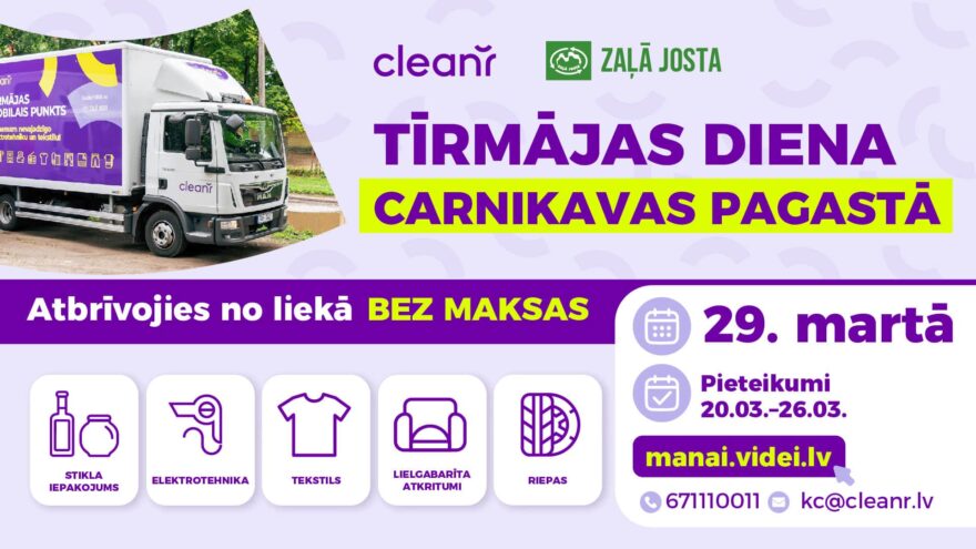 Tīrmājas diena Carnikavas pagastā 29. martā