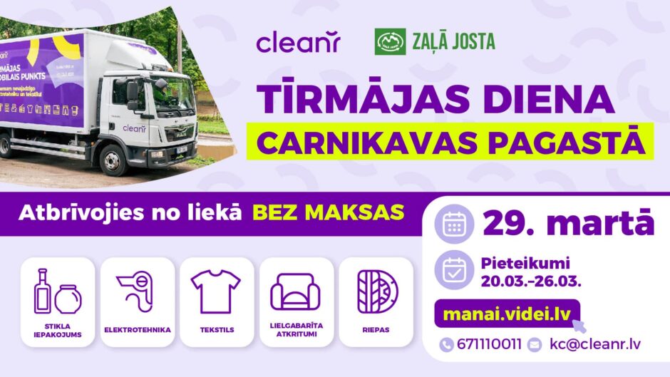 Tīrmājas diena Carnikavas pagastā 29. martā