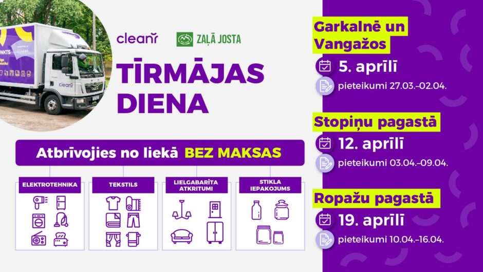 Tīrmājas diena Garkalne un Vangažos