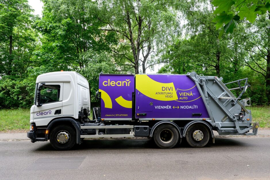 “CleanR” autoparku papildina divu frakciju atkritumu izvedējs