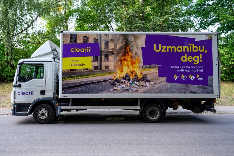 CleanR elektroierīču nodošanas busiņš